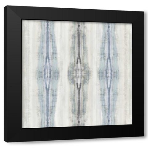 Emminent in Blue Black Modern Wood Framed Art Print with Double Matting by Roberts, Ellie