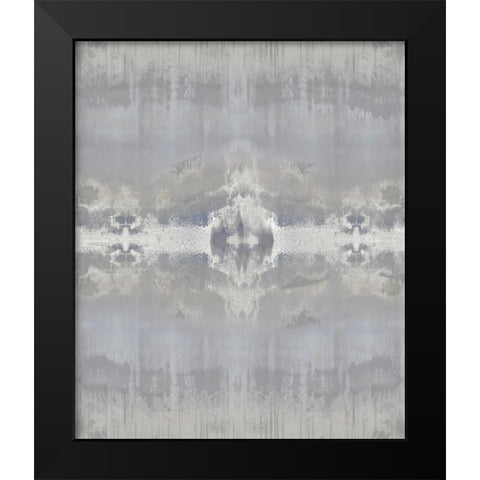 Entice - Grey Black Modern Wood Framed Art Print by Roberts, Ellie