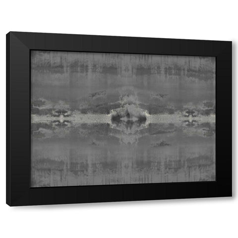 Symmetry IV Black Modern Wood Framed Art Print with Double Matting by Roberts, Ellie