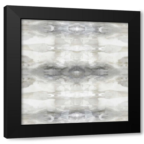 Balance Black Modern Wood Framed Art Print with Double Matting by Roberts, Ellie
