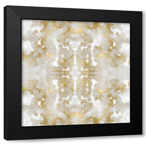 Resonate in Gold I Black Modern Wood Framed Art Print by Blake, Madeline