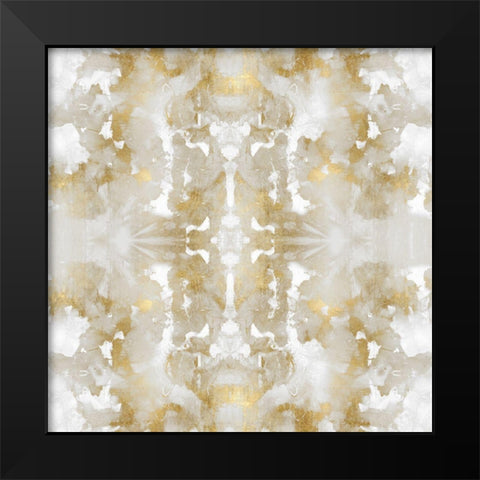 Resonate in Gold I Black Modern Wood Framed Art Print by Blake, Madeline