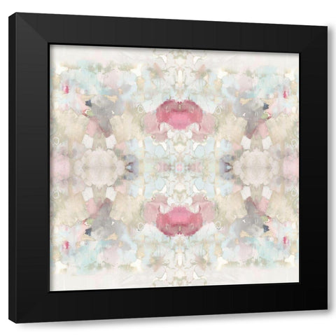 Resonate in Pink Blush I Black Modern Wood Framed Art Print by Blake, Madeline
