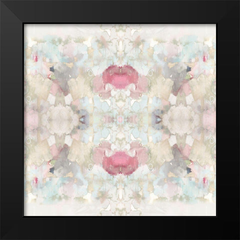 Resonate in Pink Blush I Black Modern Wood Framed Art Print by Blake, Madeline