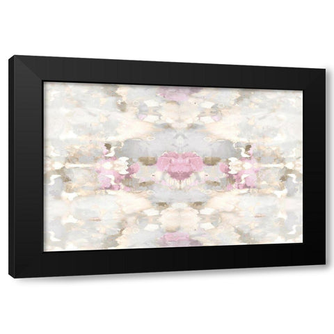 Reflections in Pink Blush Black Modern Wood Framed Art Print by Blake, Madeline
