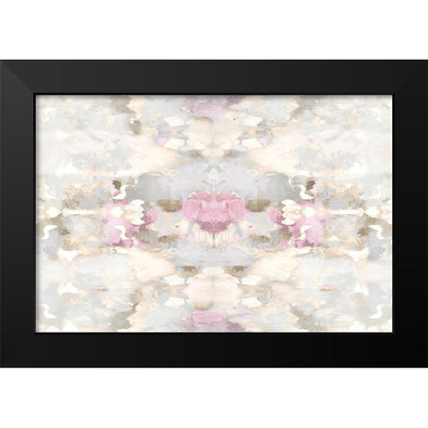 Reflections in Pink Blush Black Modern Wood Framed Art Print by Blake, Madeline