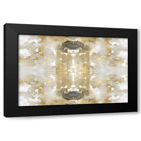 Reflections in Gold I Black Modern Wood Framed Art Print by Blake, Madeline