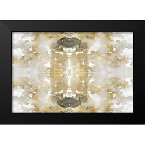 Reflections in Gold I Black Modern Wood Framed Art Print by Blake, Madeline