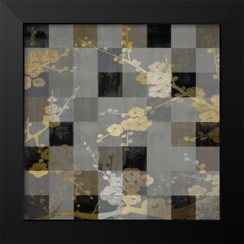 Blossoms Reflections II Black Modern Wood Framed Art Print by Lange, Erin