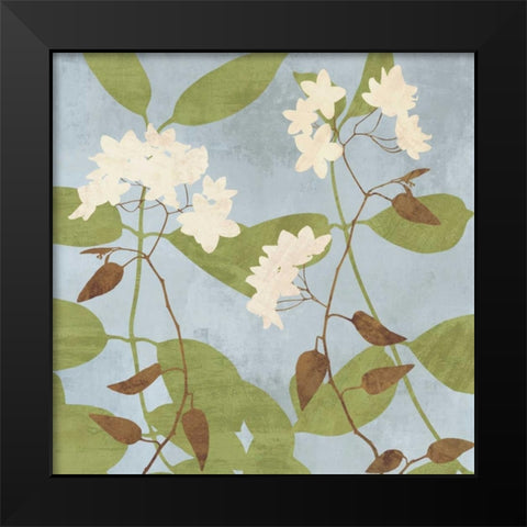 Secret Garden I Black Modern Wood Framed Art Print by Lange, Erin