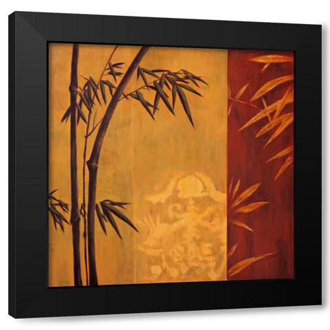 Bali I Black Modern Wood Framed Art Print with Double Matting by Lange, Erin
