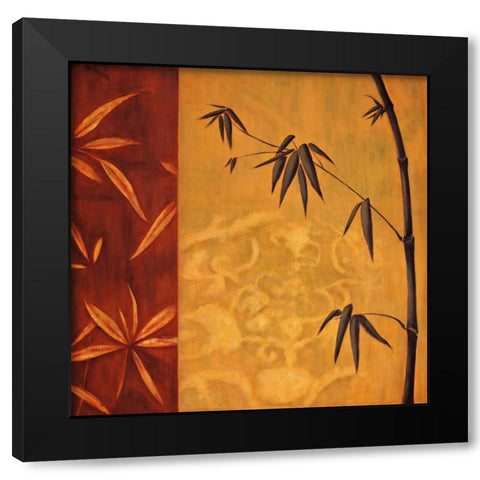 Bali II Black Modern Wood Framed Art Print with Double Matting by Lange, Erin