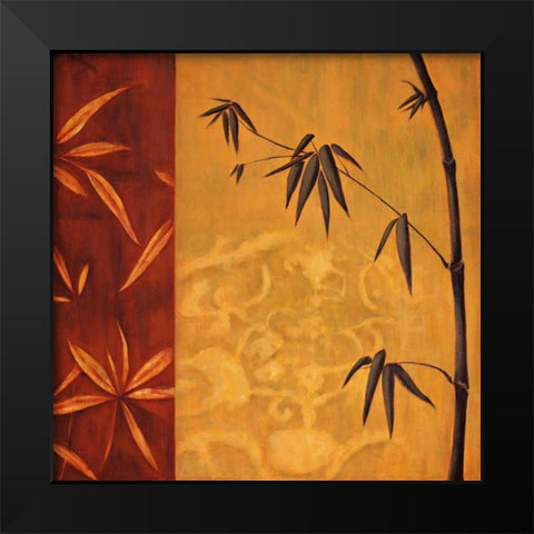 Bali II Black Modern Wood Framed Art Print by Lange, Erin