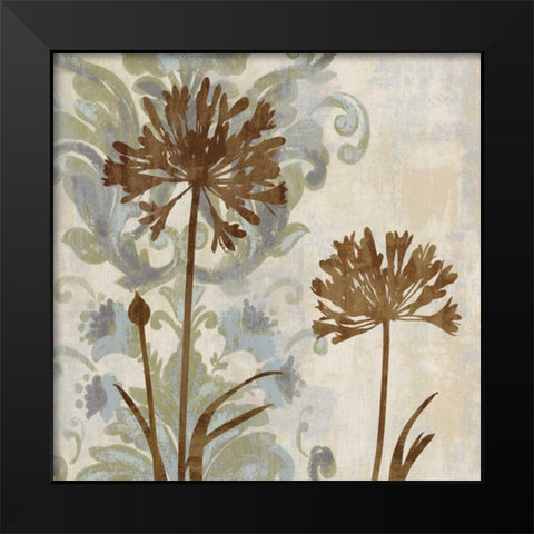 Floral Oasis I Black Modern Wood Framed Art Print by Lange, Erin