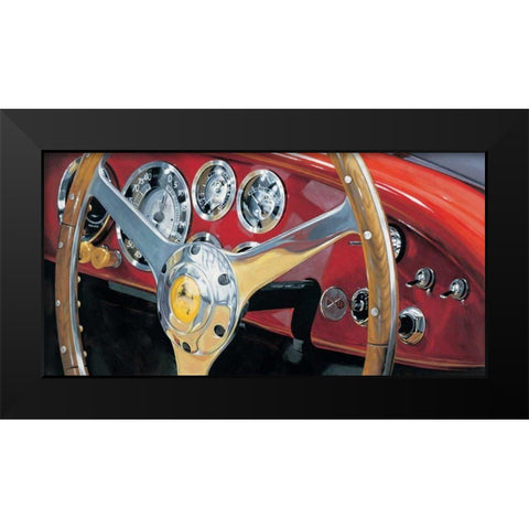 Gran Premio Black Modern Wood Framed Art Print by Brook, Francis