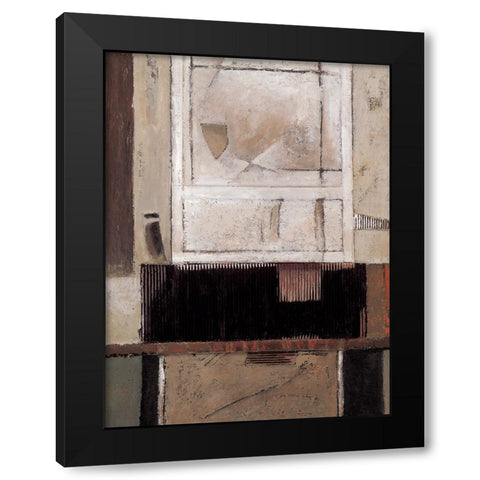 Characteristics II Black Modern Wood Framed Art Print with Double Matting by Taylor, Franklin