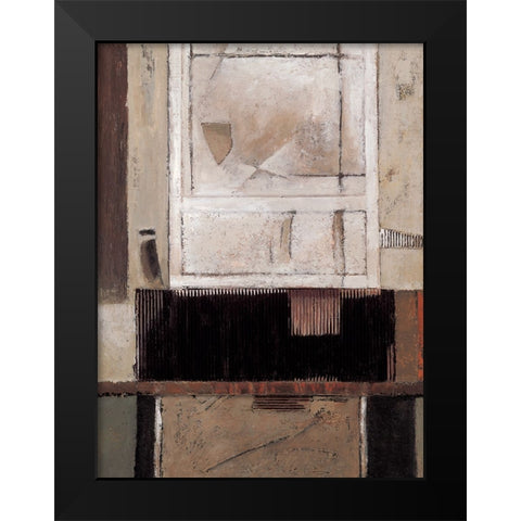 Characteristics II Black Modern Wood Framed Art Print by Taylor, Franklin