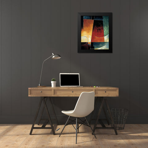 In the Mix I Black Modern Wood Framed Art Print by Taylor, Franklin