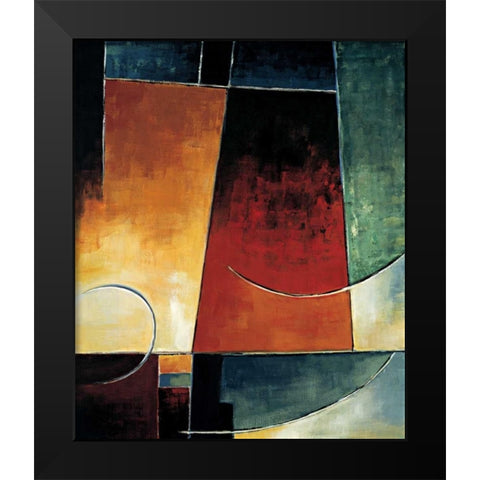 In the Mix I Black Modern Wood Framed Art Print by Taylor, Franklin