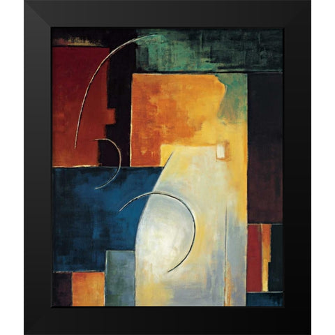In the Mix II Black Modern Wood Framed Art Print by Taylor, Franklin