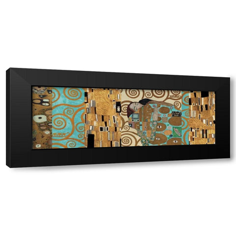 Klimt I 150th Anniversary - Fulfillment Black Modern Wood Framed Art Print by Klimt, Gustav