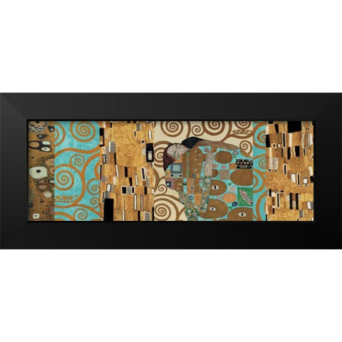 Klimt I 150th Anniversary - Fulfillment Black Modern Wood Framed Art Print by Klimt, Gustav