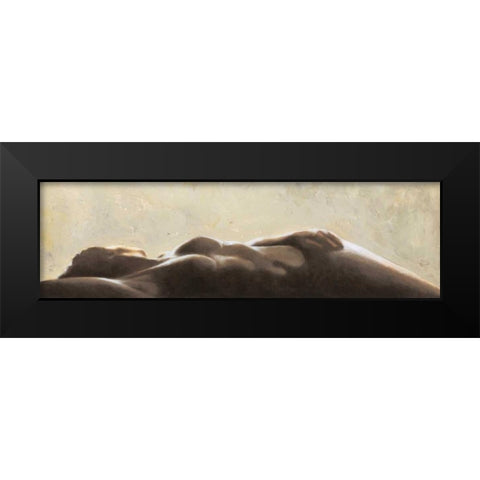 Silhouette Black Modern Wood Framed Art Print by Mariani, Giorgio