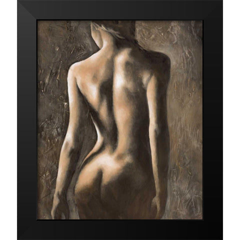 Femminilita I Black Modern Wood Framed Art Print by Mariani, Giorgio