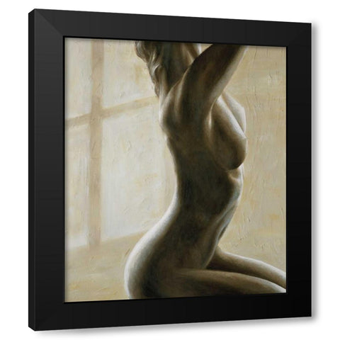 In penombra I Black Modern Wood Framed Art Print with Double Matting by Mariani, Giorgio