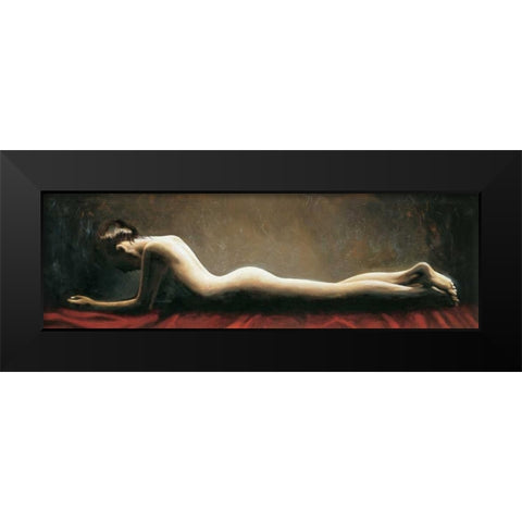 Quiete Black Modern Wood Framed Art Print by Mariani, Giorgio