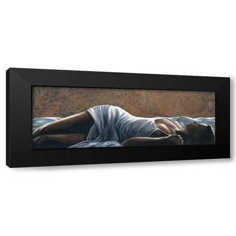 Sognando Black Modern Wood Framed Art Print with Double Matting by Mariani, Giorgio