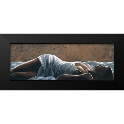 Sognando Black Modern Wood Framed Art Print by Mariani, Giorgio