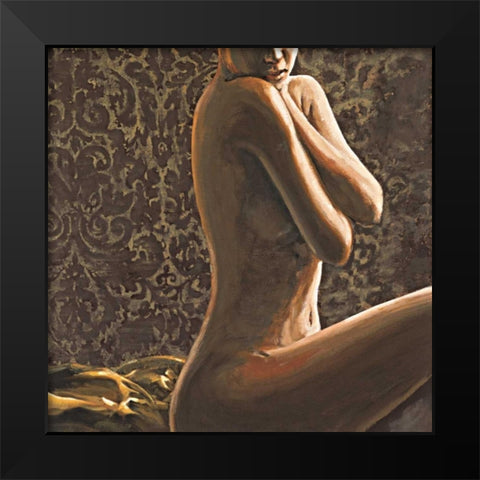 Neoclassico II Black Modern Wood Framed Art Print by Mariani, Giorgio