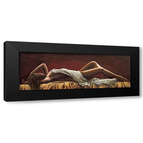 Dolce sognare Black Modern Wood Framed Art Print with Double Matting by Mariani, Giorgio