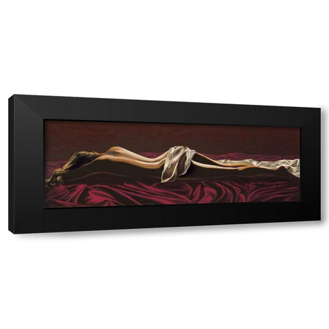 Incanto notturno Black Modern Wood Framed Art Print with Double Matting by Mariani, Giorgio