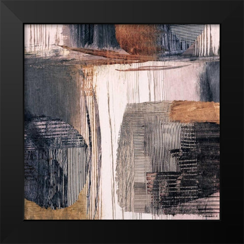 Geometric Movement I Black Modern Wood Framed Art Print by Ritts, Graham