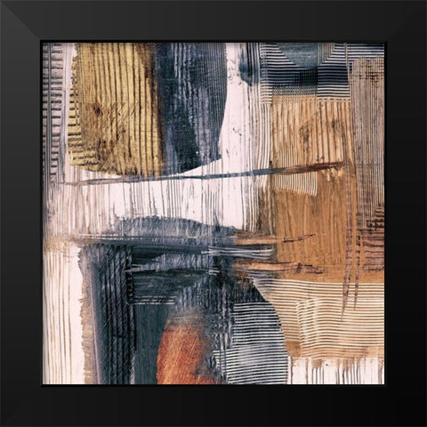 Geometric Movement II Black Modern Wood Framed Art Print by Ritts, Graham