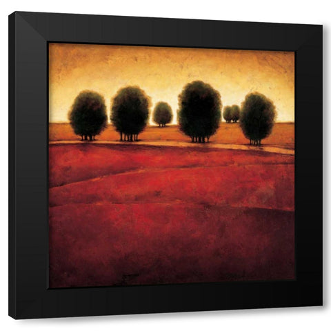 Enlightenment Black Modern Wood Framed Art Print with Double Matting by Williams, Gregory