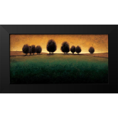 Incandescence Black Modern Wood Framed Art Print by Williams, Gregory