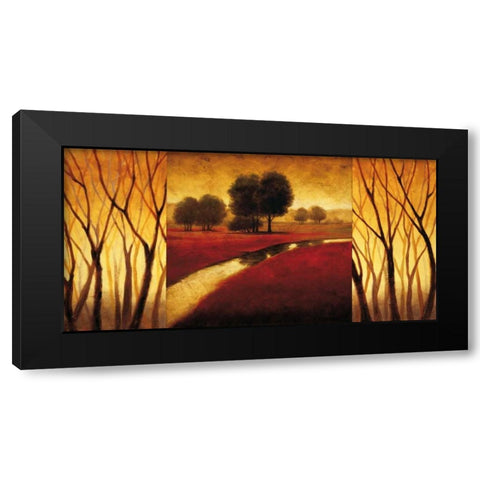 Brilliance Black Modern Wood Framed Art Print with Double Matting by Williams, Gregory