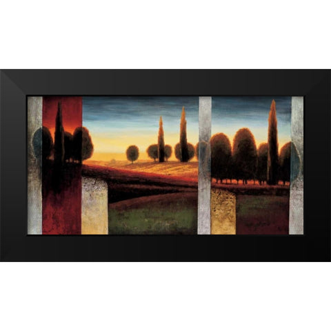 The Glow II Black Modern Wood Framed Art Print by Williams, Gregory