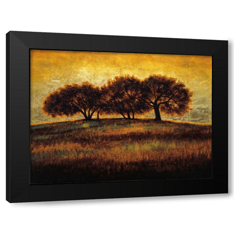 Rising I Black Modern Wood Framed Art Print with Double Matting by Williams, Gregory