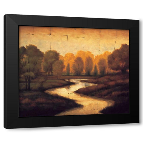 The Waters Edge I Black Modern Wood Framed Art Print by Williams, Gregory