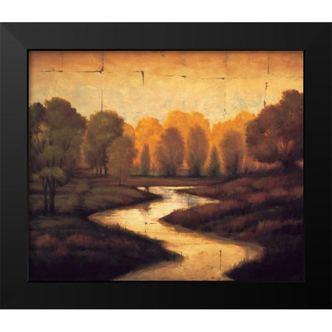 The Waters Edge I Black Modern Wood Framed Art Print by Williams, Gregory