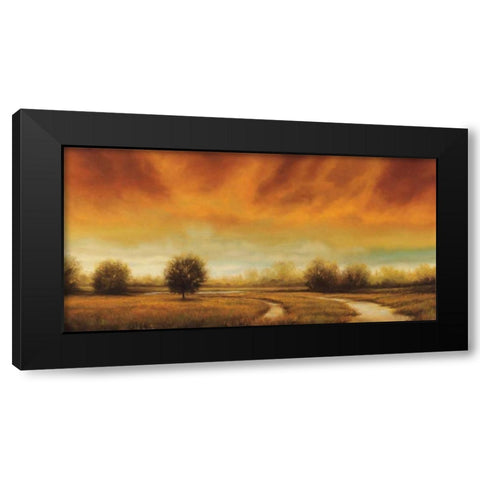 Moment to Moment Black Modern Wood Framed Art Print with Double Matting by Williams, Gregory