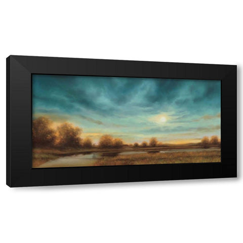 Evening Approaches Black Modern Wood Framed Art Print with Double Matting by Williams, Gregory