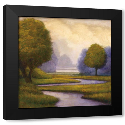 Lavender Sunrise I Black Modern Wood Framed Art Print with Double Matting by Williams, Gregory