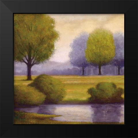 Lavender Sunrise II Black Modern Wood Framed Art Print by Williams, Gregory