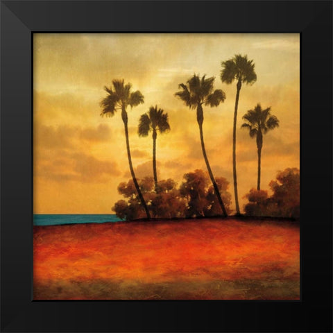 Las Palmas I Black Modern Wood Framed Art Print by Williams, Gregory