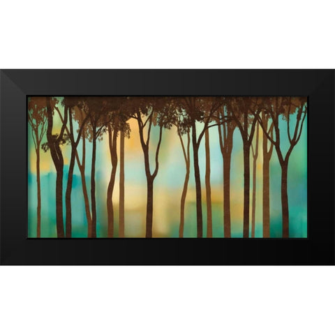 Moonlighting Black Modern Wood Framed Art Print by Williams, Gregory